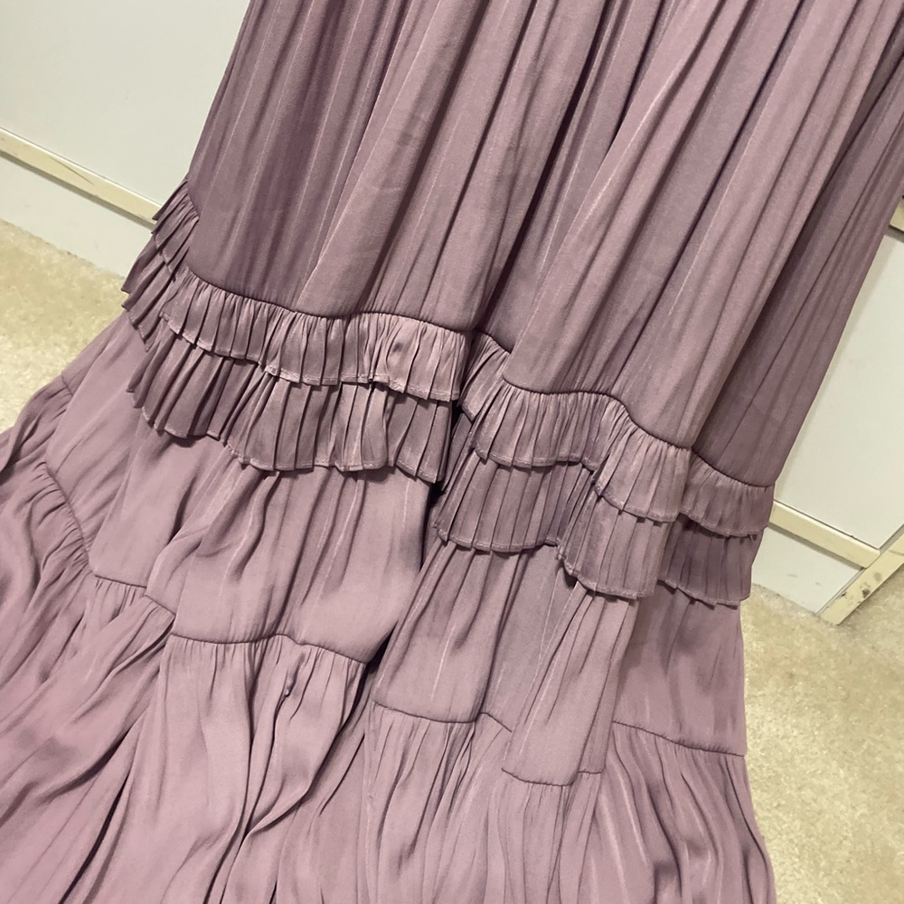 Lavender flowy dress